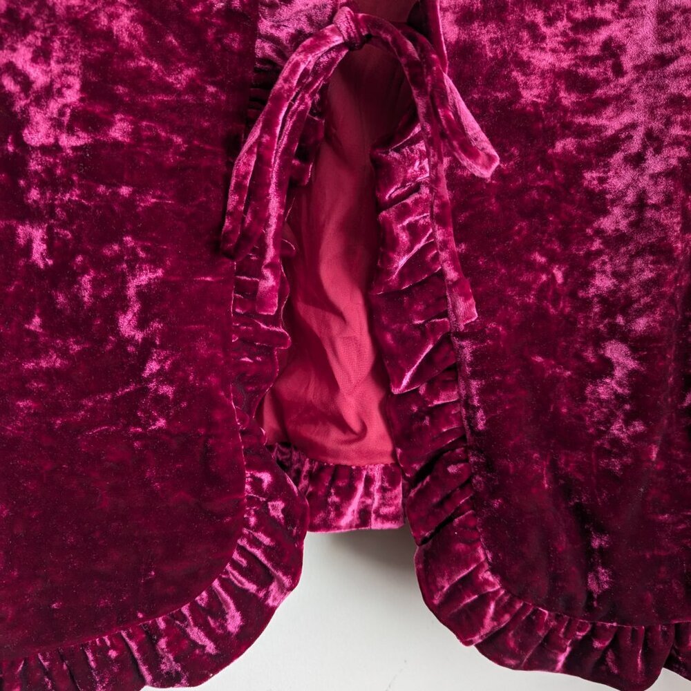 Laura Plus Velvet Ruffle Blazer - Picture 4 of 7